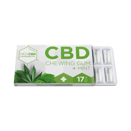 Chewing-gum CBD 17mg menthe | MediCBD