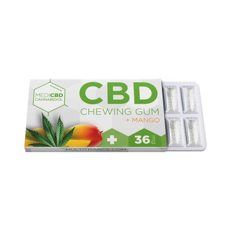 Chewing-gum CBD 36mg mangue | MEDICBD