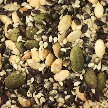 Mélange de graines Trail mix au chanvre sel & poivre