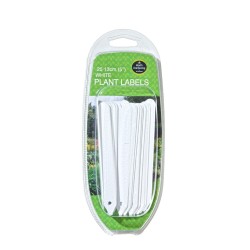 Étiquettes Blanches pour Plantes 13cm lot de 25