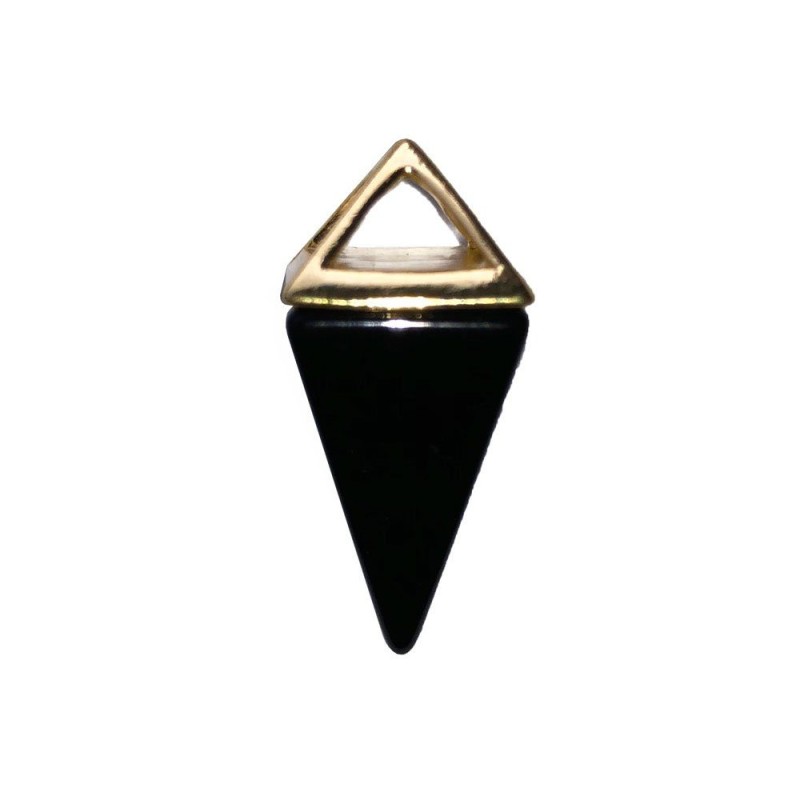 Pendentifs Cristaux- Pyramide Or Ou Argent