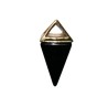 Pendentifs Cristaux- Pyramide Or Ou Argent