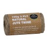 3 plis de ficelle de jute naturelle 100g