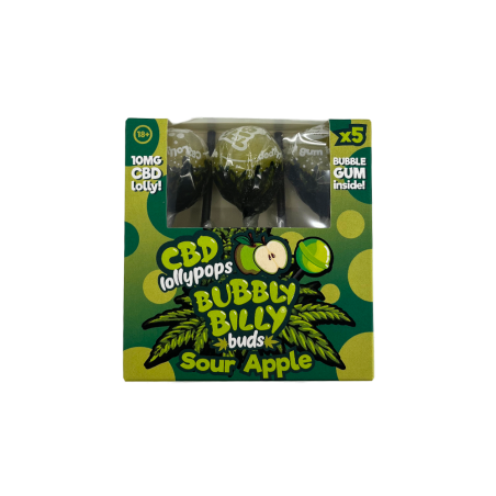 Sucette CBD pomme - 100 pcs | BUBBLY BILLY