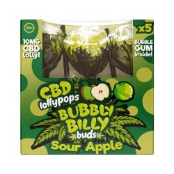 Sucette CBD pomme - 5 pcs |...