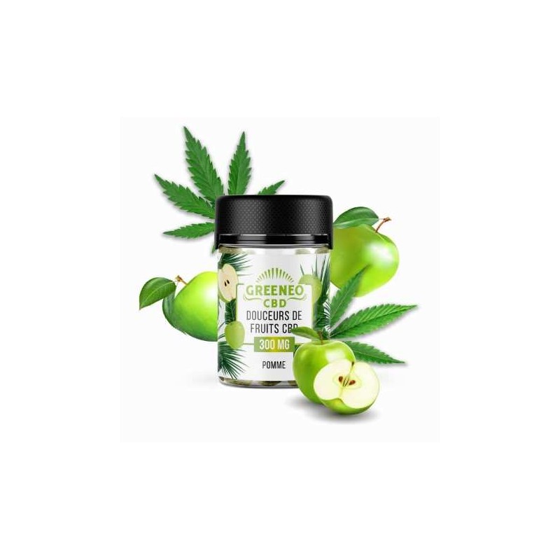 Bonbon CBD pomme | GREENEO