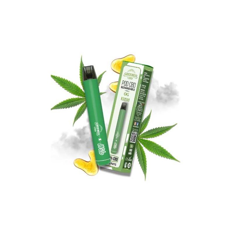 Vap pen CBD 10% OG Kush | Greeneo