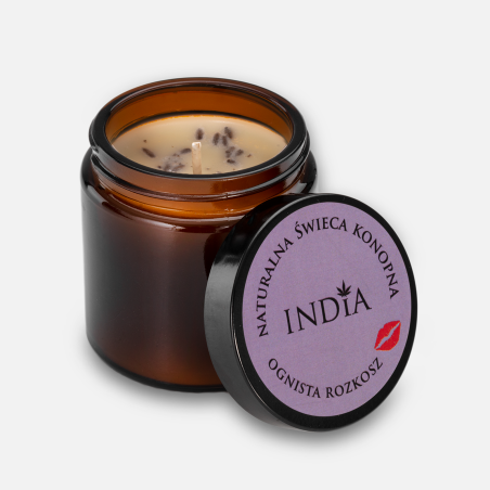 Bougie chanvre lavande girofle patchouli | India