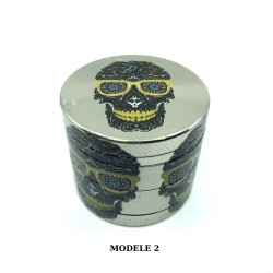 Grinder 40mm Hippie skull (Modèle 2)