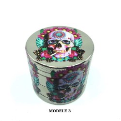 Grinder 40mm Hippie skull (Modèle 2)