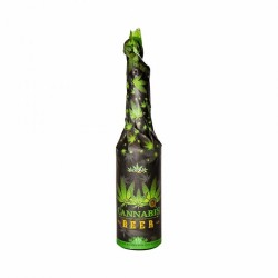 Bière CBD - bouteille habillée 33cl | Multitrance / Haze (Blanc)