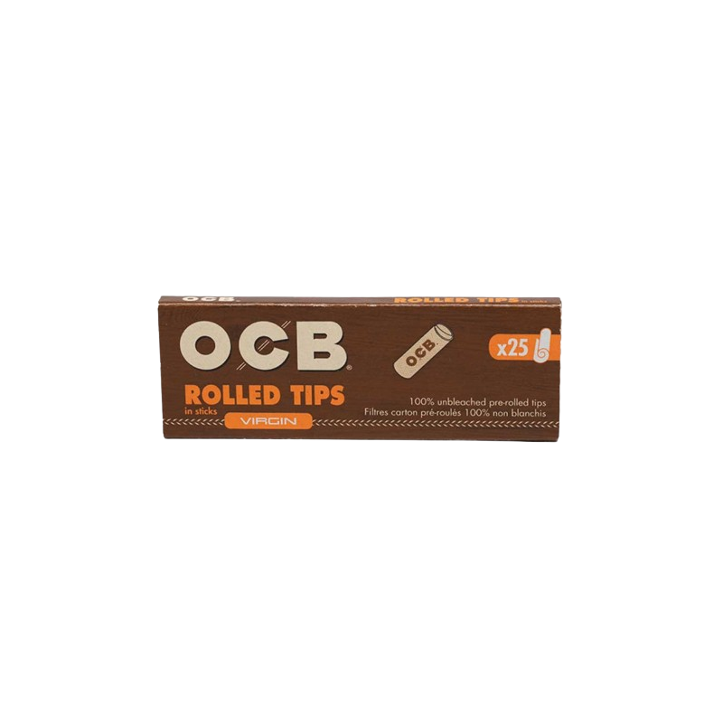 Filtres pré-roulés carton non-blanchi x 25 | OCB