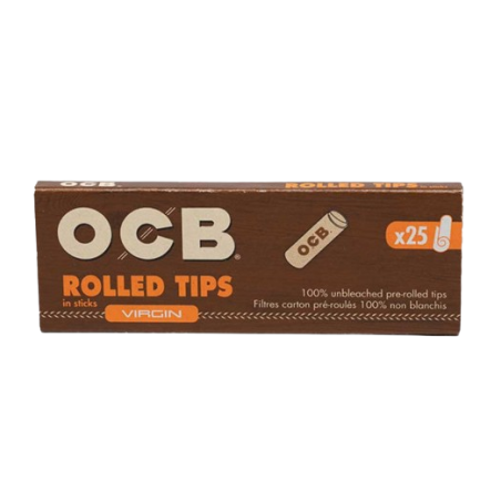 Filtres pré-roulés carton non-blanchi x 25 | OCB