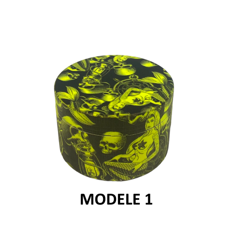 Grinder 50mm green skulls | FARO (Modèle 7)