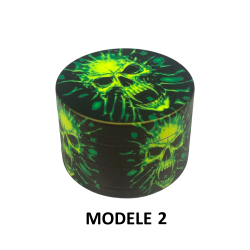 Grinder 50mm green skulls | FARO (Modèle 2)