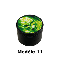 Grinder 50mm green skulls | FARO (Modèle 2)