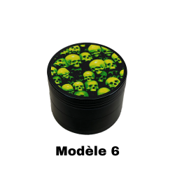 Grinder 50mm green skulls | FARO (Modèle 2)