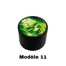 Grinder 50mm green skulls | FARO (Modèle 3)