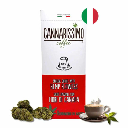 Café en capsules(x10) aux fleurs de chanvre