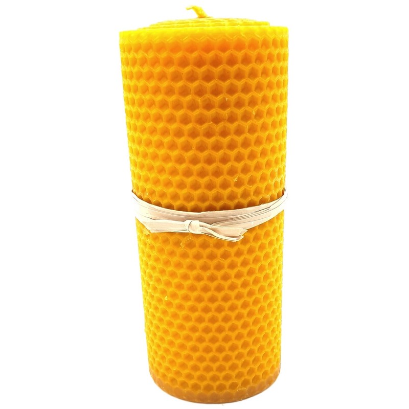 Bougie cire d'Abeille vierge (2 tailles)