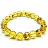Bracelet Ambre Clair (1 taille)