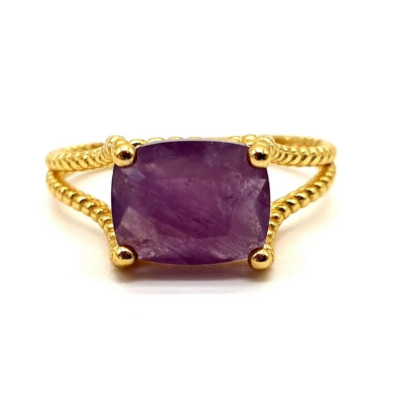 Bagues de cristaux Rectangle