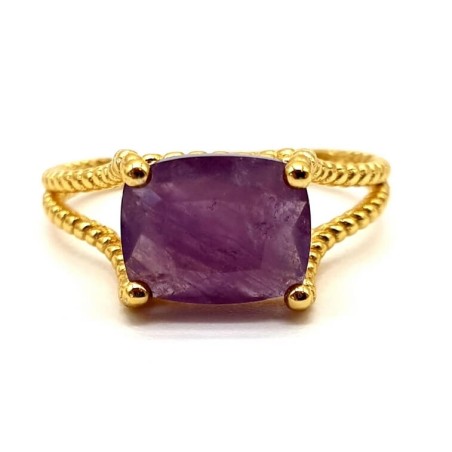 Bagues de cristaux Rectangle