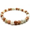 Bracelet Pierre de Lune multicolore (3tailles)